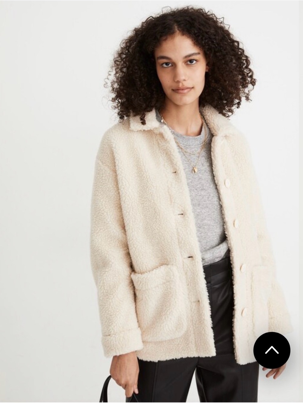 Madewell Sherpa Walton Shirt-Jacket